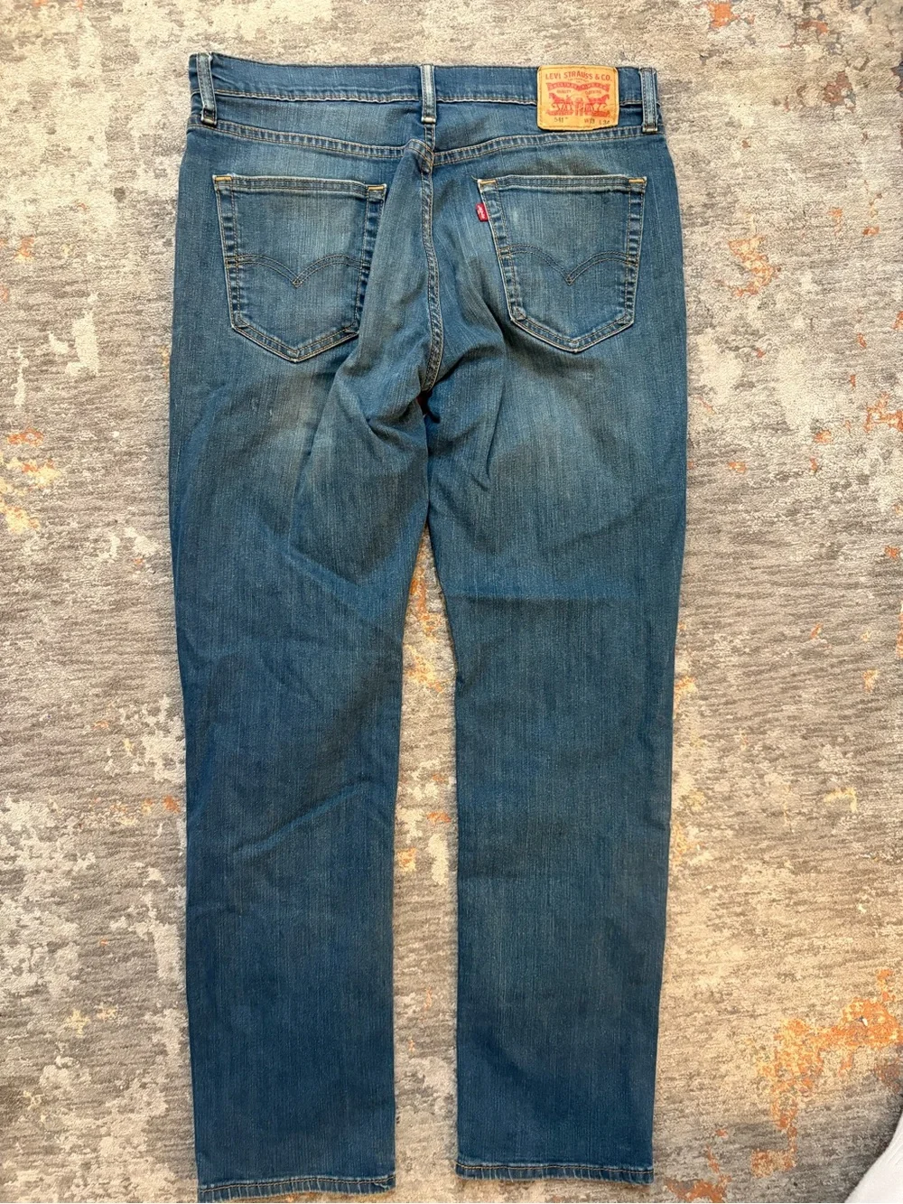 Levi's Men's Medium Blue Straight-Leg Jeans